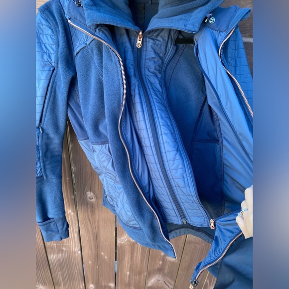 Lululemon Fleecy Keen Jacket Women’s Navy blue Size 6. - Picture 3 of 14